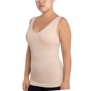Skinnygirl Women's Scoop Neck Seamless Shaping Camisole, 3-Pack Size M New
